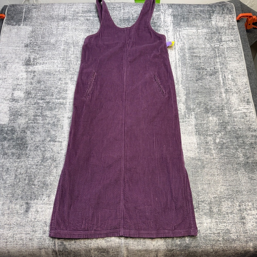 VTG 90s JG Hook Corduroy Dress Womens 4P Purple Jumper Cottagecore Granny Garden